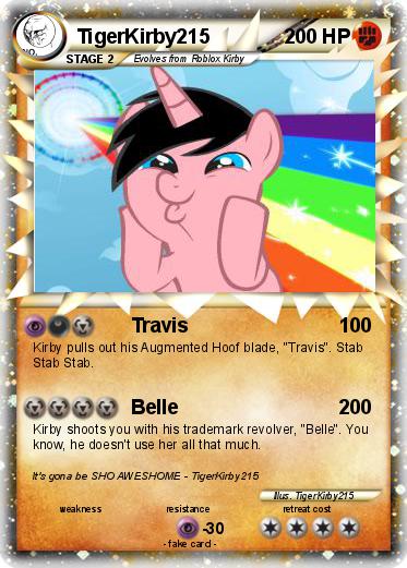 Pokémon TigerKirby215 1 1 - Travis - My Pokemon Card