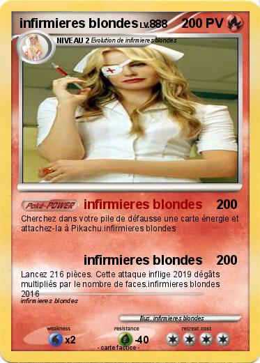 Pokemon infirmieres blondes
