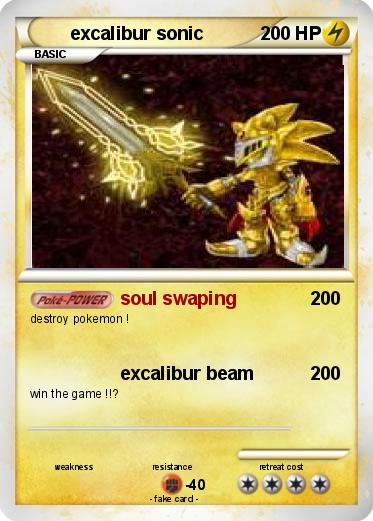 Pokemon excalibur sonic