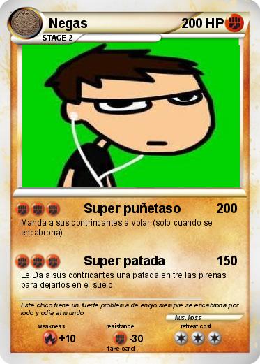 Pokémon Negas - Super puñetaso - My Pokemon Card