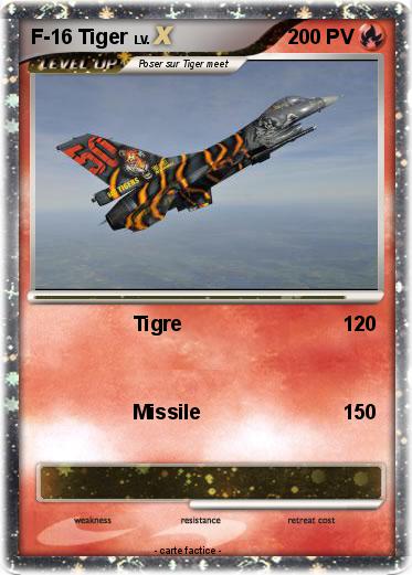 Pokemon F-16 Tiger