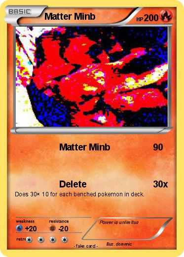 Pokemon Matter Minb