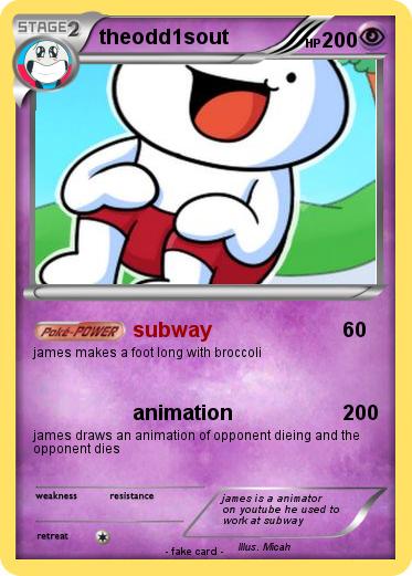 Pokémon theodd1sout 11 11 - subway - My Pokemon Card