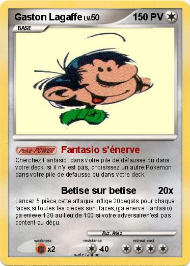 Pokemon Gaston Lagaffe