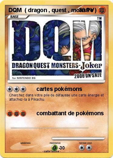 Pokemon DQM  ( dragon , quest , monstre )