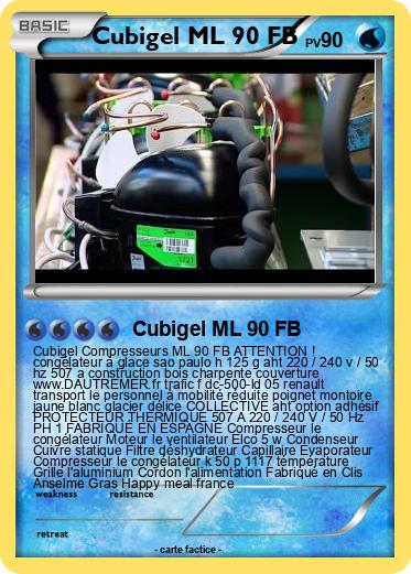 Pokemon Cubigel ML 90 FB