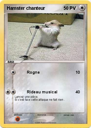Pokemon Hamster chanteur