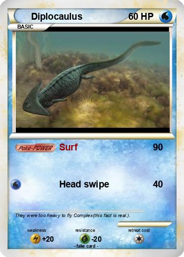 Pokémon Diplocaulus 8 8 - Surf - My Pokemon Card