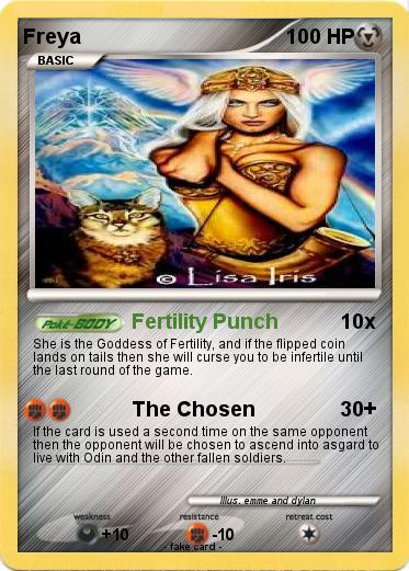 Pokémon Freya 34 34 Fertility Punch My Pokemon Card