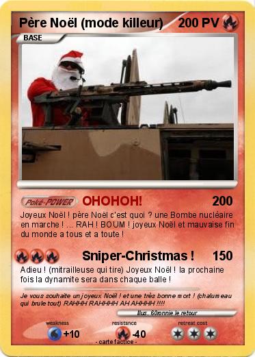 Pokemon Père Noël (mode killeur)