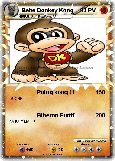 Pokemon Bebe Donkey Kong