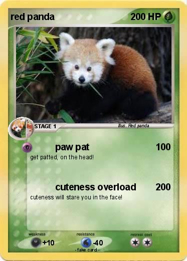 Pokemon red panda