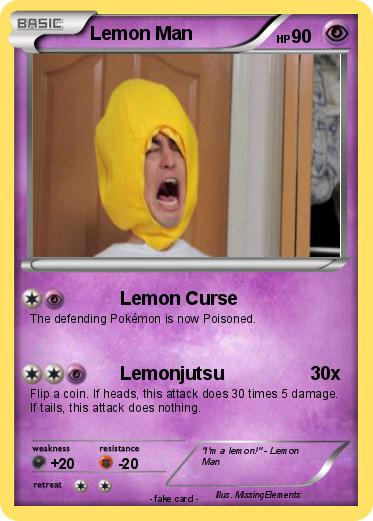 Pokemon Lemon Man