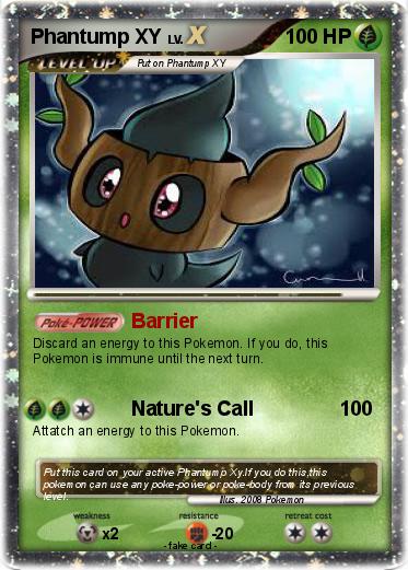 Pokémon Phantump XY - Barrier - My Pokemon Card