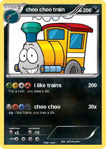 Pokemon choo choo train