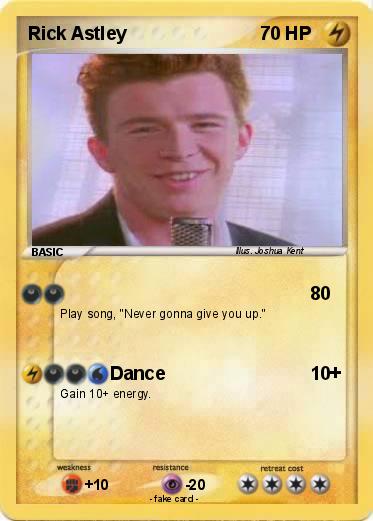Pokémon Rick Astley 113 113 - Dance - My Pokemon Card