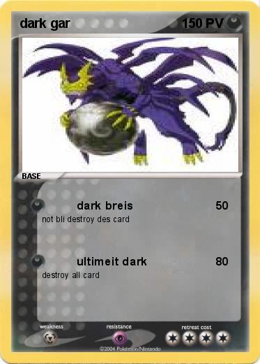 Pokemon dark gar