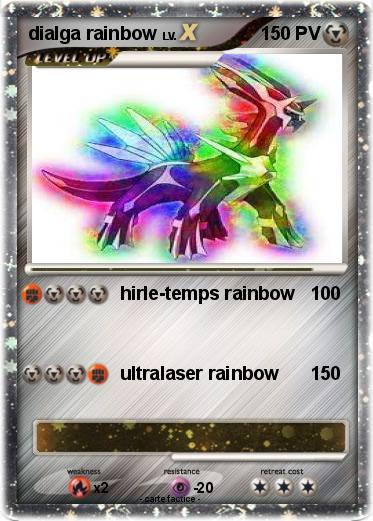 Pokemon dialga rainbow