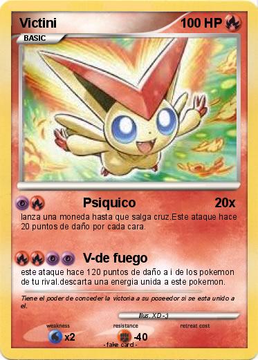 Pokémon Victini 883 883 - Psiquico - My Pokemon Card