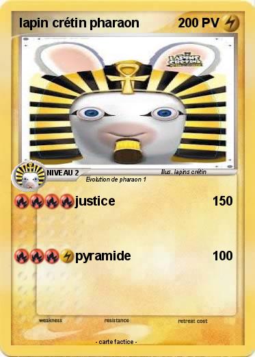 Pokemon lapin crétin pharaon