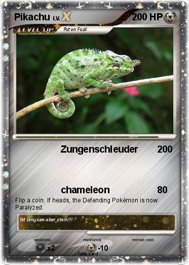Pokémon Camaleon 2 2 - Zungenschleuder - My Pokemon Card
