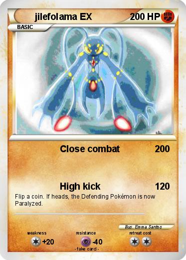 Pokémon jilefolama EX - Close combat - My Pokemon Card