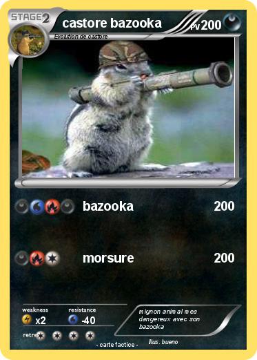 Pokemon castore bazooka