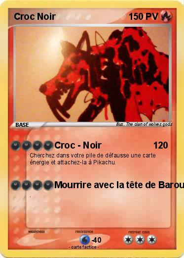 Pokemon Croc Noir