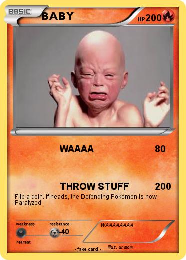 Pokémon BABY WAAAA My Pokemon Card