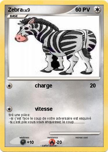 Pokemon Zebra