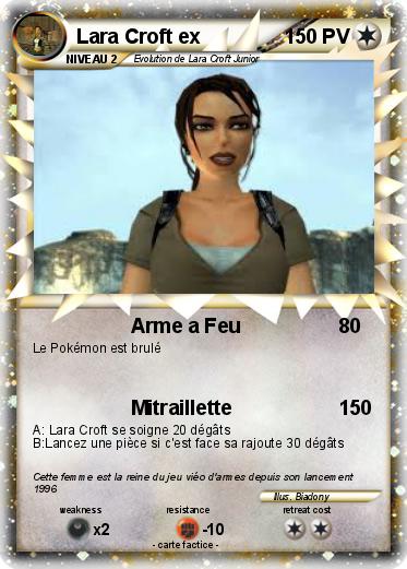 Pokemon Lara Croft ex