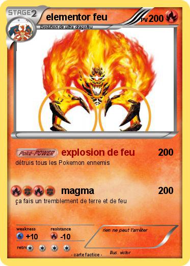 Pokemon elementor feu