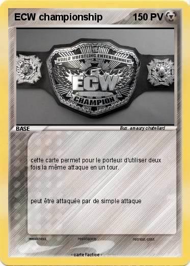 Pokemon ECW championship