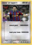 messi LV supper