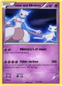 mew and Mewtwo