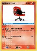 explosive chair