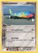 l'avion pokemon