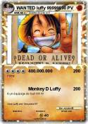 WANTED luffy