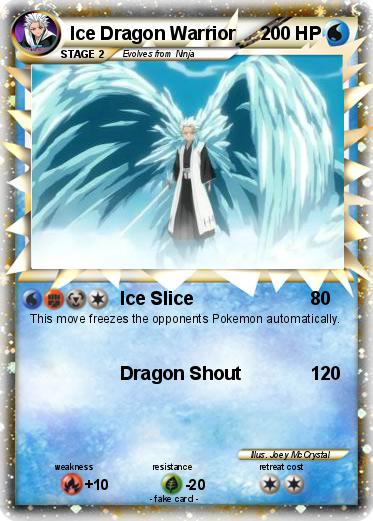 Pokemon Ice Dragon Warrior