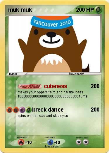 Pokémon muk muk - cuteness - My Pokemon Card