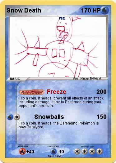 Pokemon Snow Death
