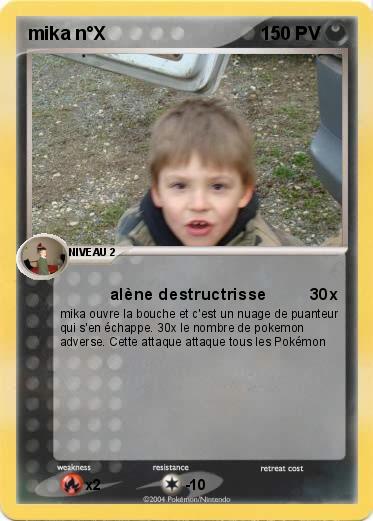 Pokemon mika n°X