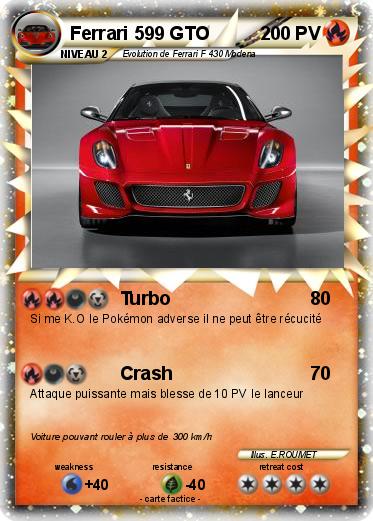 Pokemon Ferrari 599 GTO