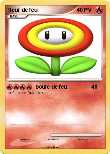 Pokemon fleur de feu
